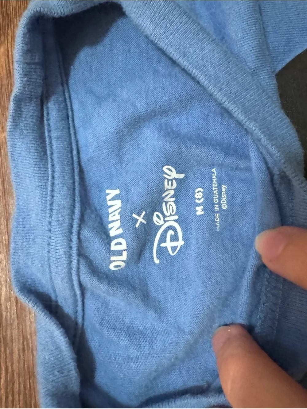 Kids Old Navy Blue Mickey Mouse Graphic Tee with Yellow Shoes